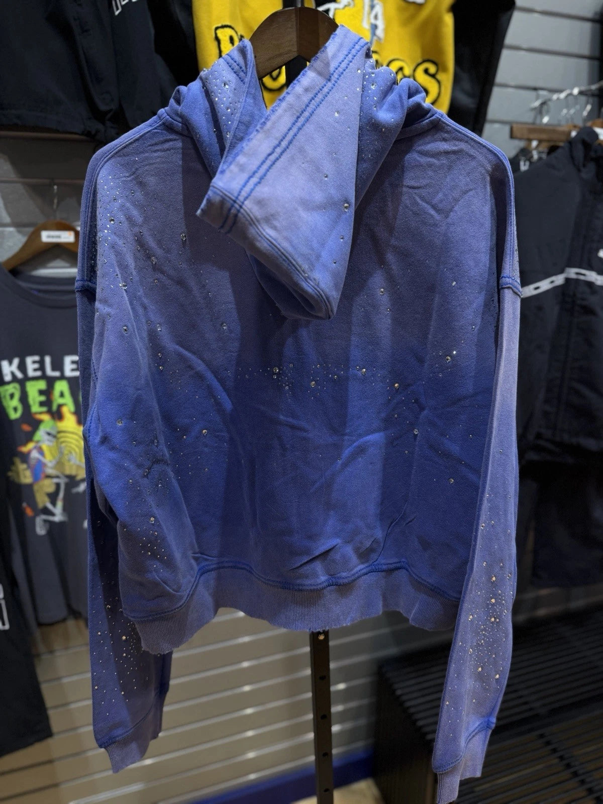 Vale Zip Up Stone Hoodie