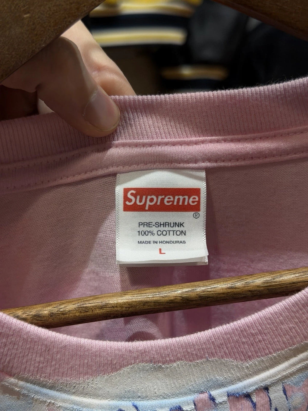 Supreme “Art Dealer” Tee Pink