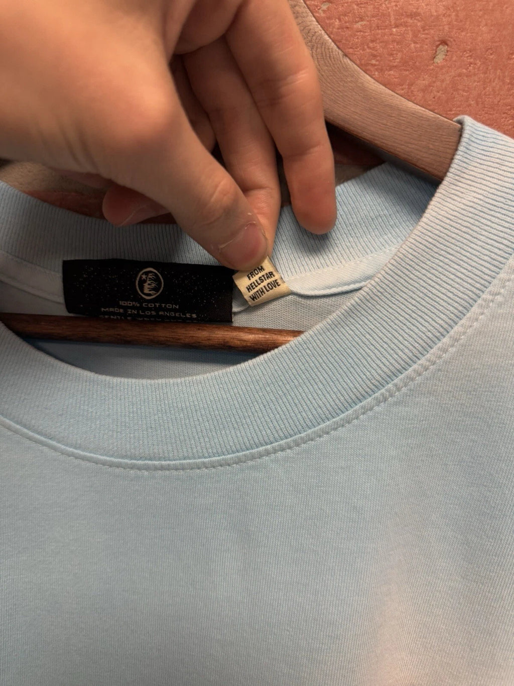Hellstar Sports T-Shirt Light Blue - Deadstockdenimla