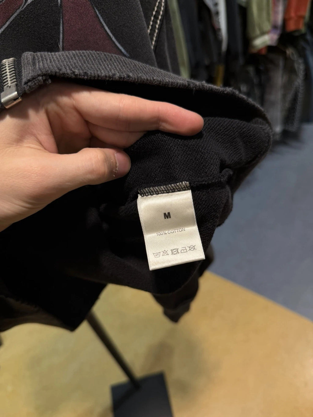 Vale Zip Up Black Hoodie - Deadstockdenimla