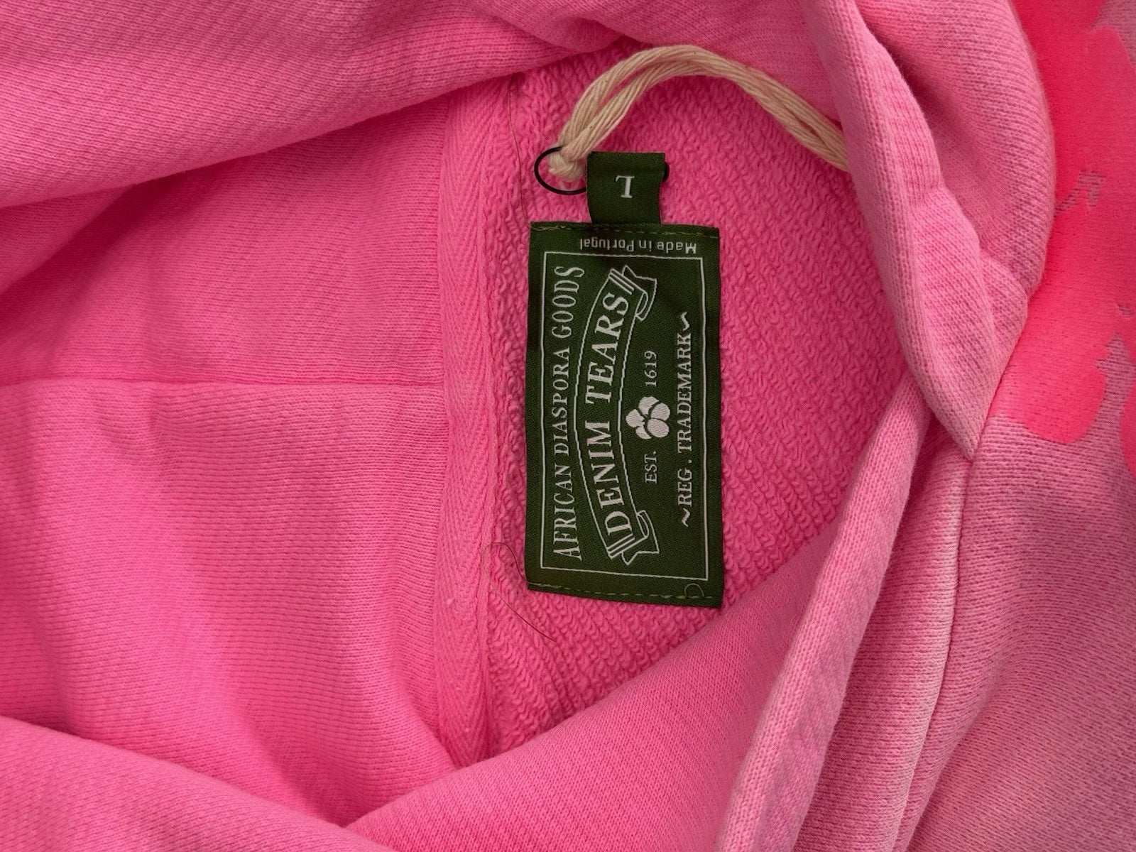 Denim Tears Pink Hoodie - Deadstockdenimla