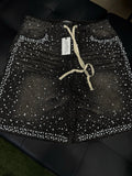 Vale Lives Forever Rainstorm Demin Jorts Shorts Rhinestone