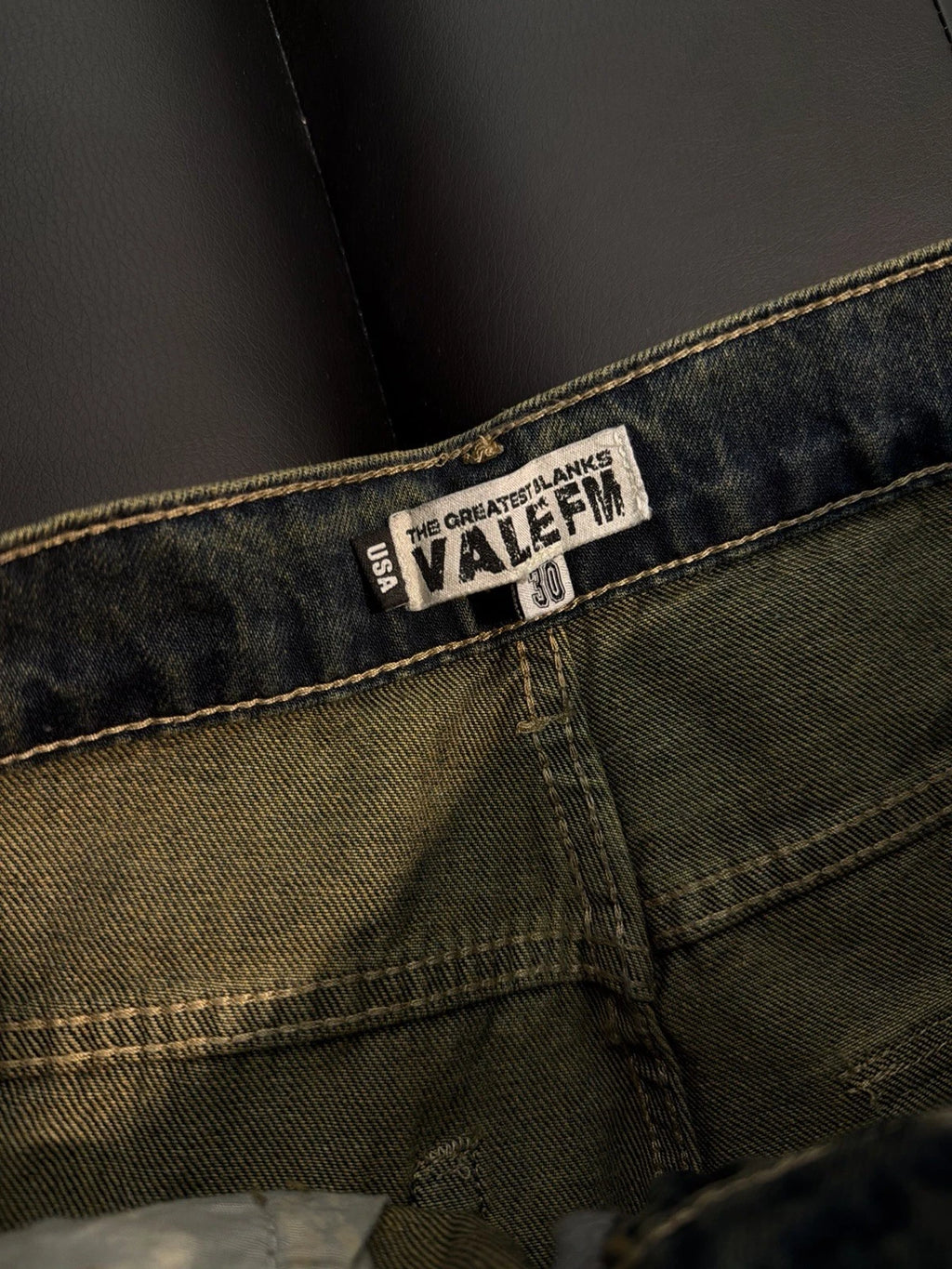 Valley Baggy Denim Blue Jeans - Deadstockdenimla