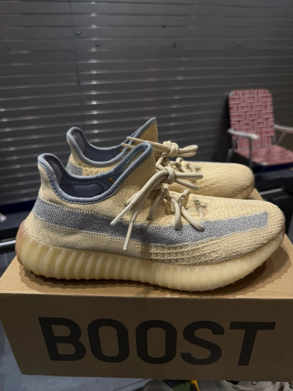 Adidas Yeezy Boost 350 V2 Linen Sneakers