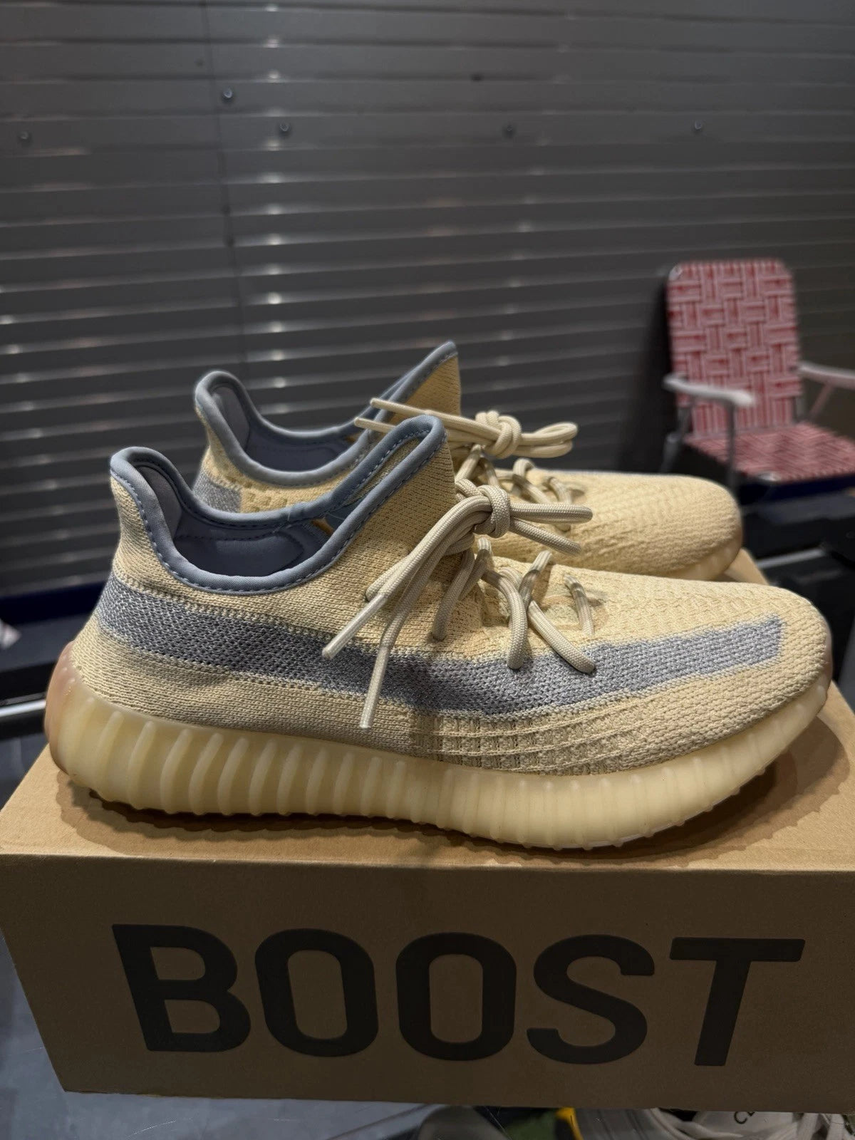 Adidas Yeezy Boost 350 V2 Linen Sneakers