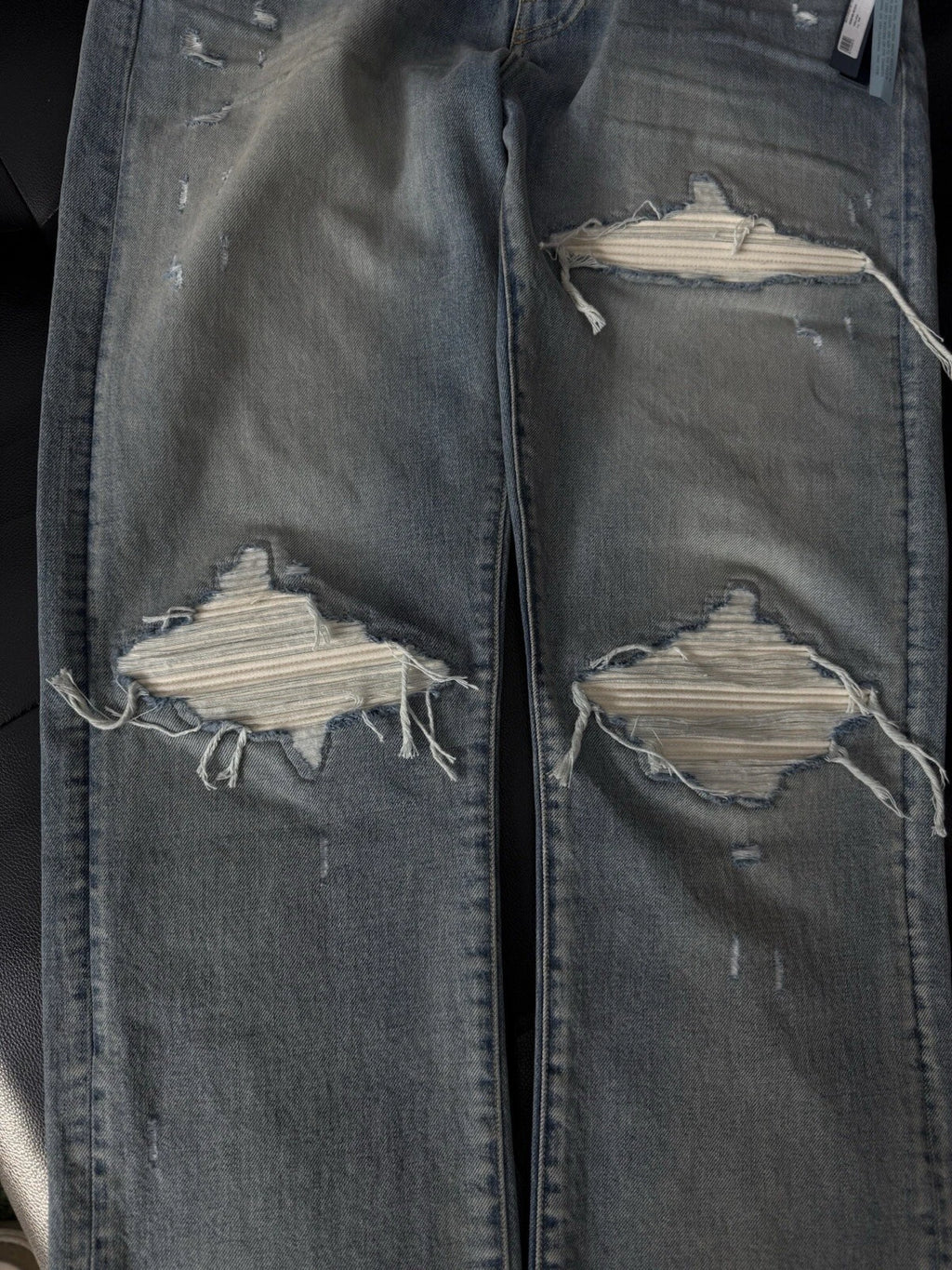 Amiri Baggy Straight Leg MX1 Blue White