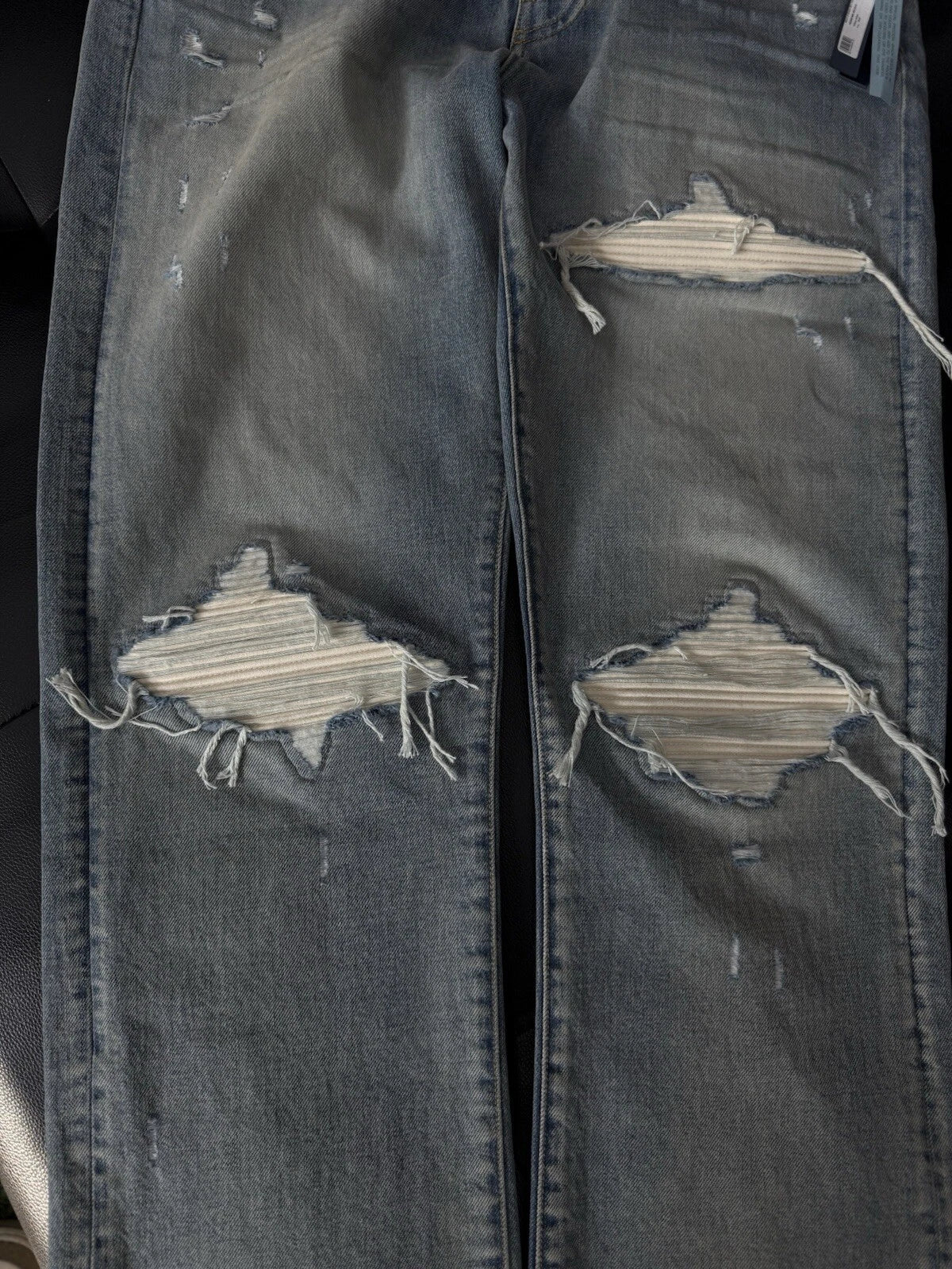 Amiri Baggy Straight Leg MX1 Blue White