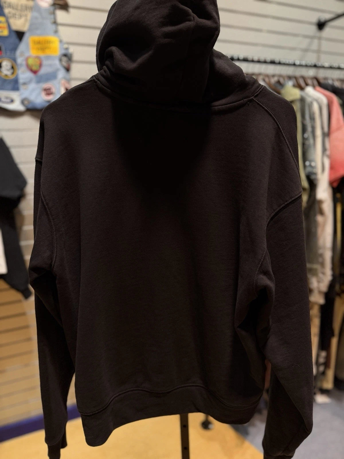 Saint Vanity Logo Hoodie “Black Burgundy”