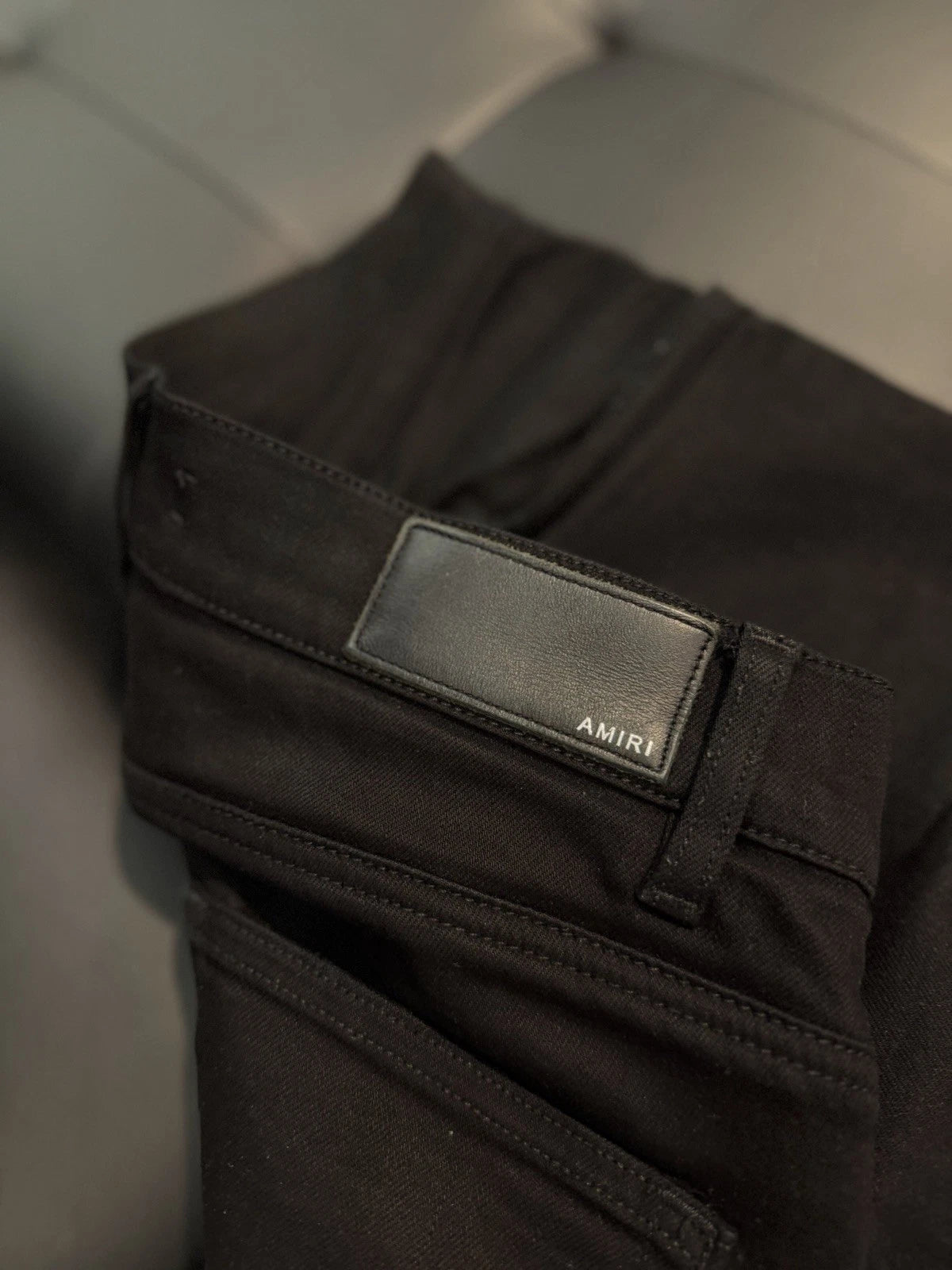 Amiri Black MX1 Jeans Black - Deadstockdenimla