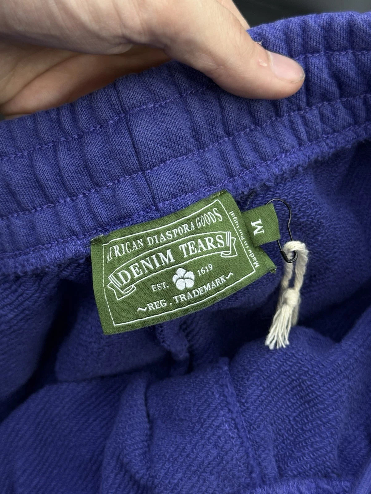 Denim Tears Cotton Wreath Shorts Blue