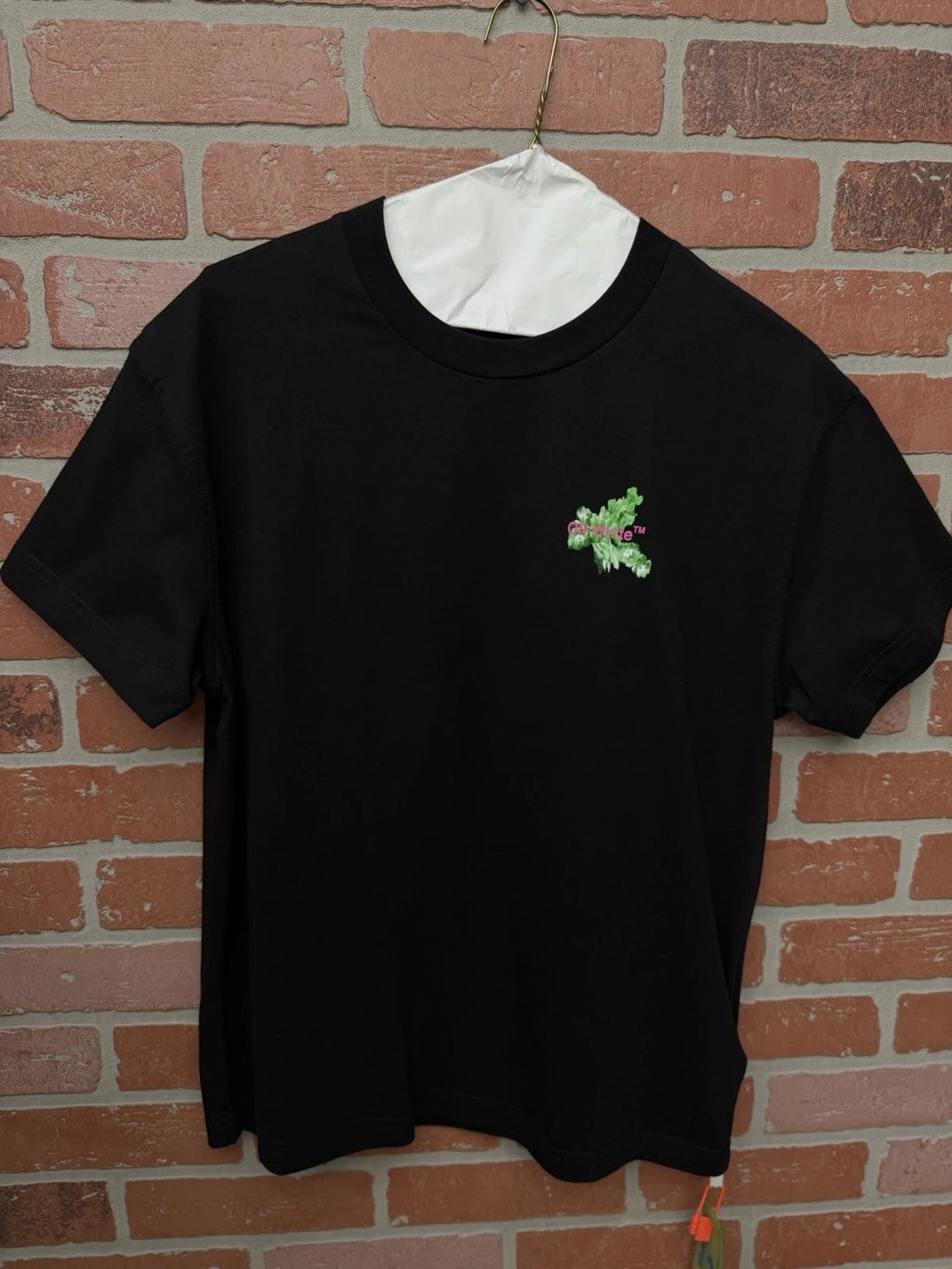Off-White 'Colorful Back Logo' Black/Pink T-Shirt - Deadstockdenimla