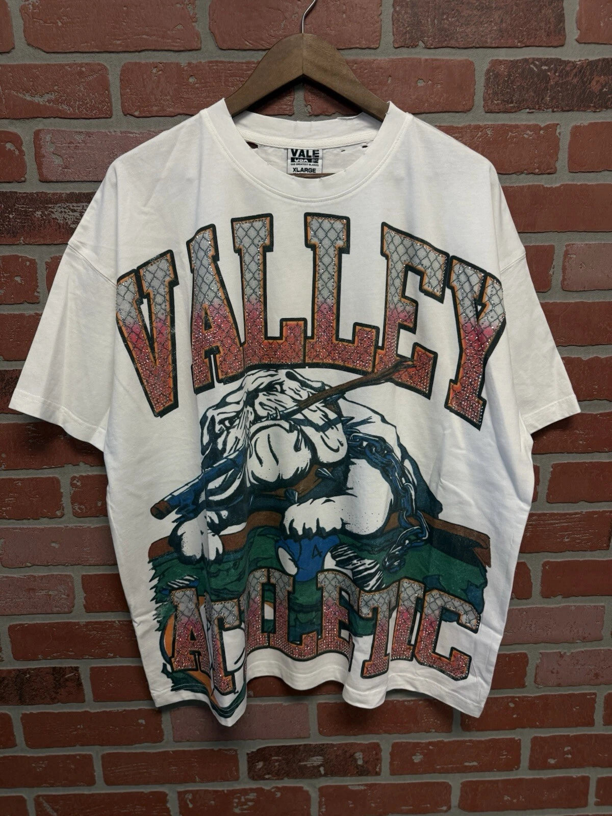 Vale Forever White Bling Tee - Deadstockdenimla