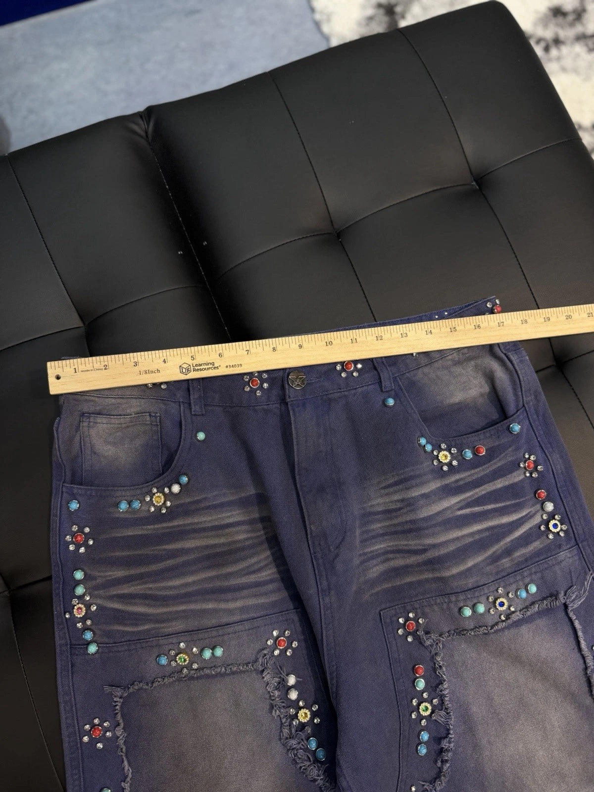 Valley Baggy Denim Blue Jeans - Deadstockdenimla