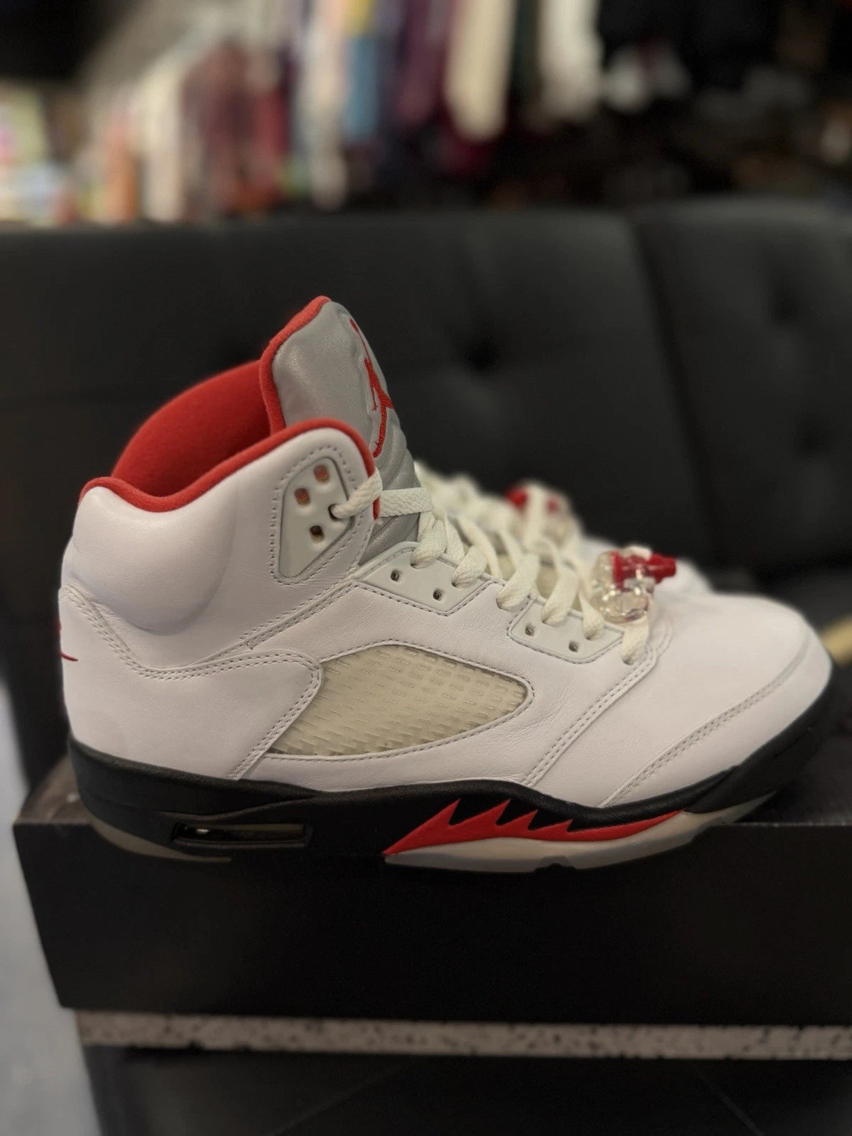 Air Jordan 5 Retro Fire Red/Silver