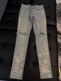 Amiri Blue White Splat Pants Jeans - Deadstockdenimla
