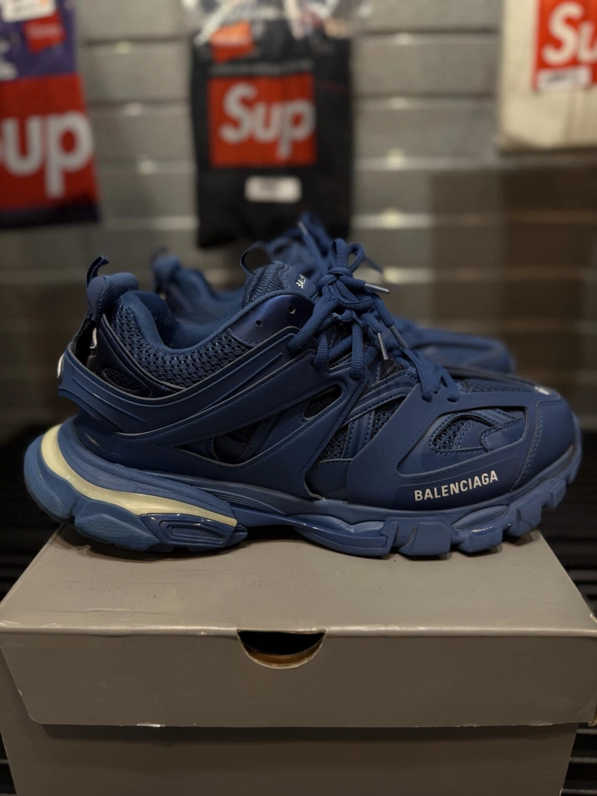 Balenciaga Track LED Blue