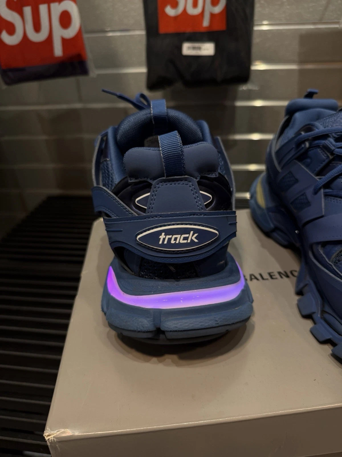 Balenciaga Track LED Blue