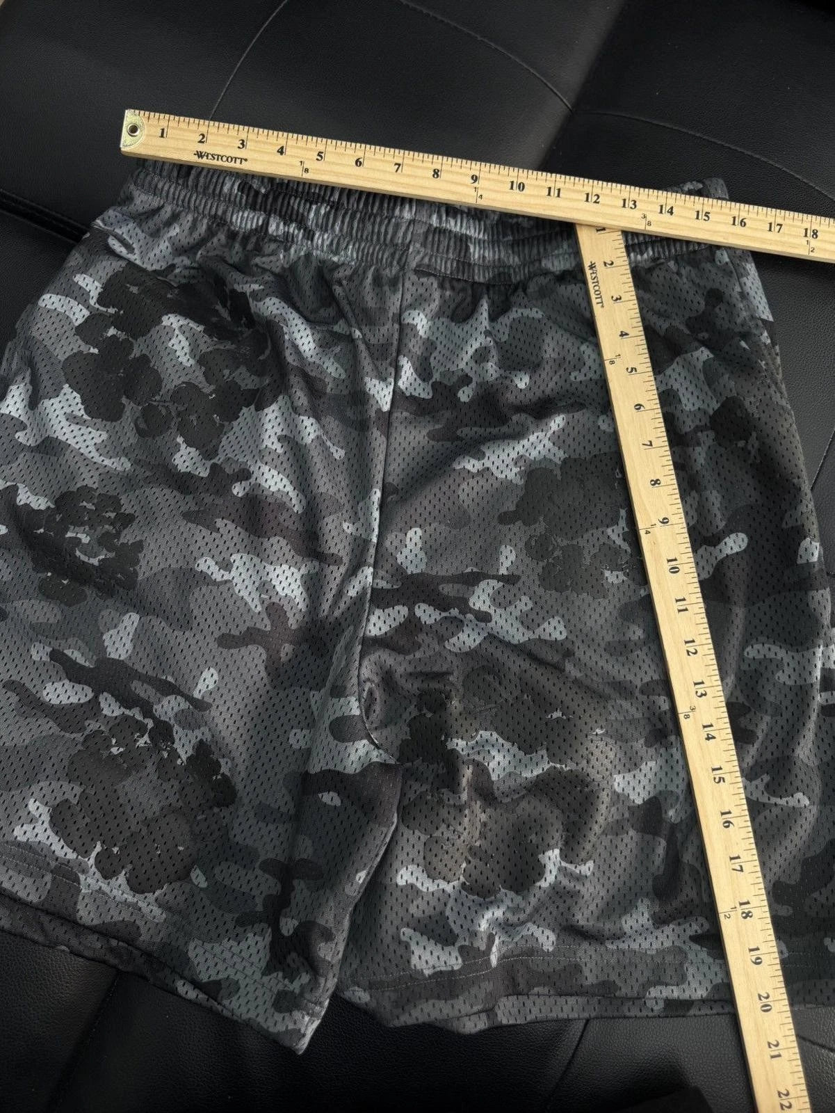 Denim Tears Mesh Summer Shorts Black Camo