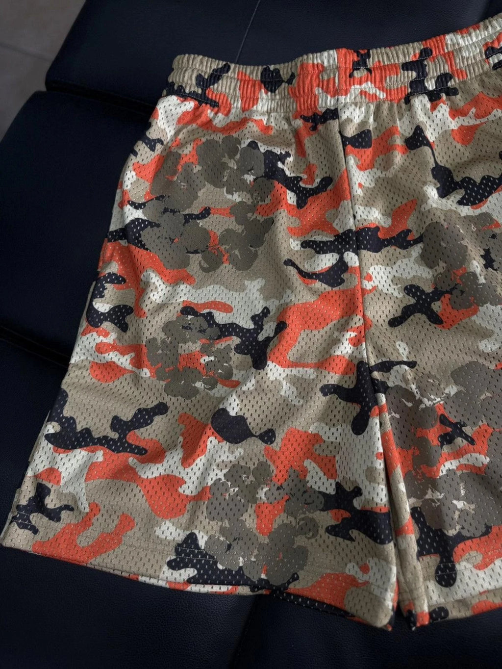 Denim Tears Mesh Summer Shorts Tan/Orange