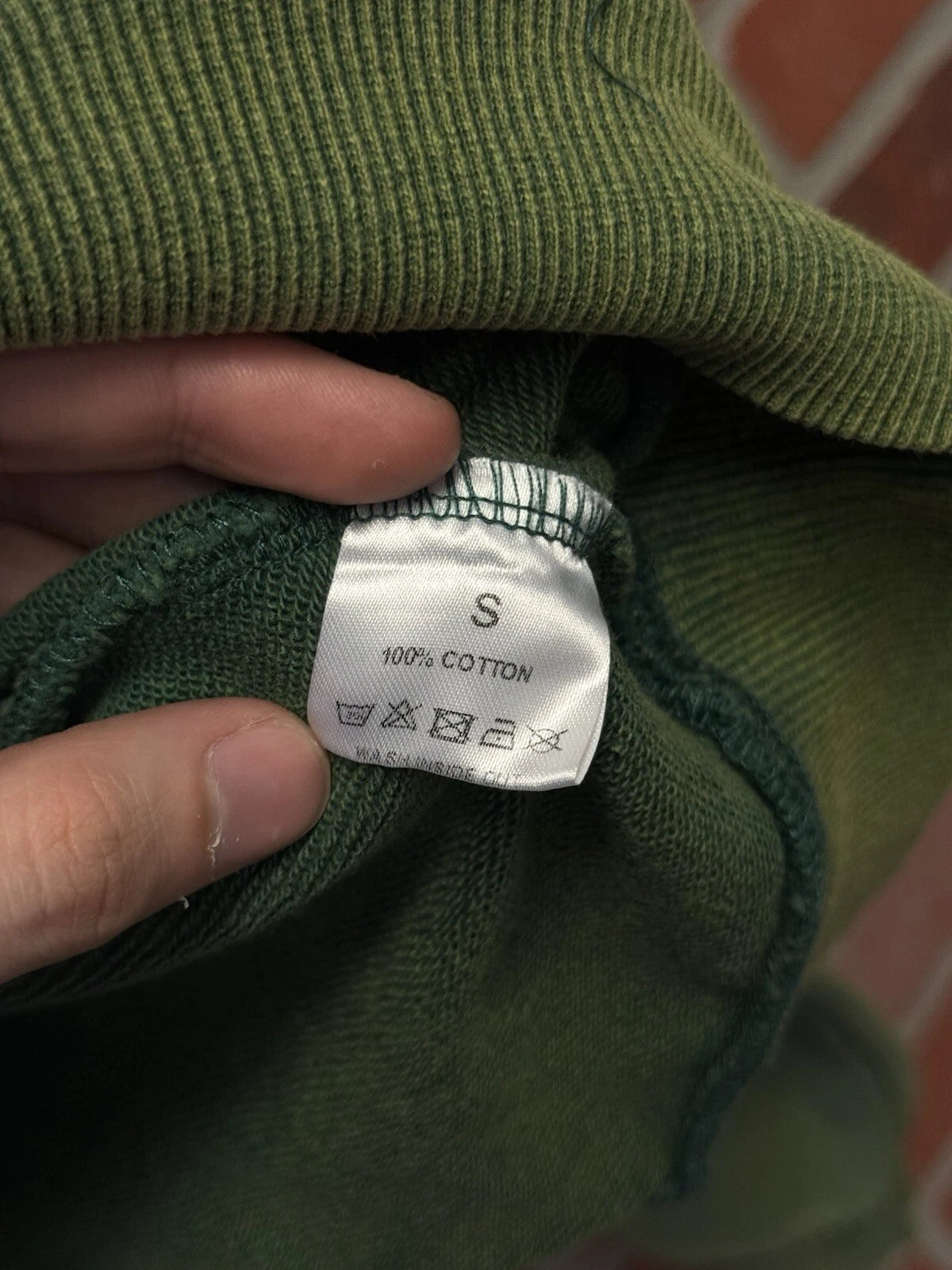Vale Green Pull Over Hoodie Green - Deadstockdenimla