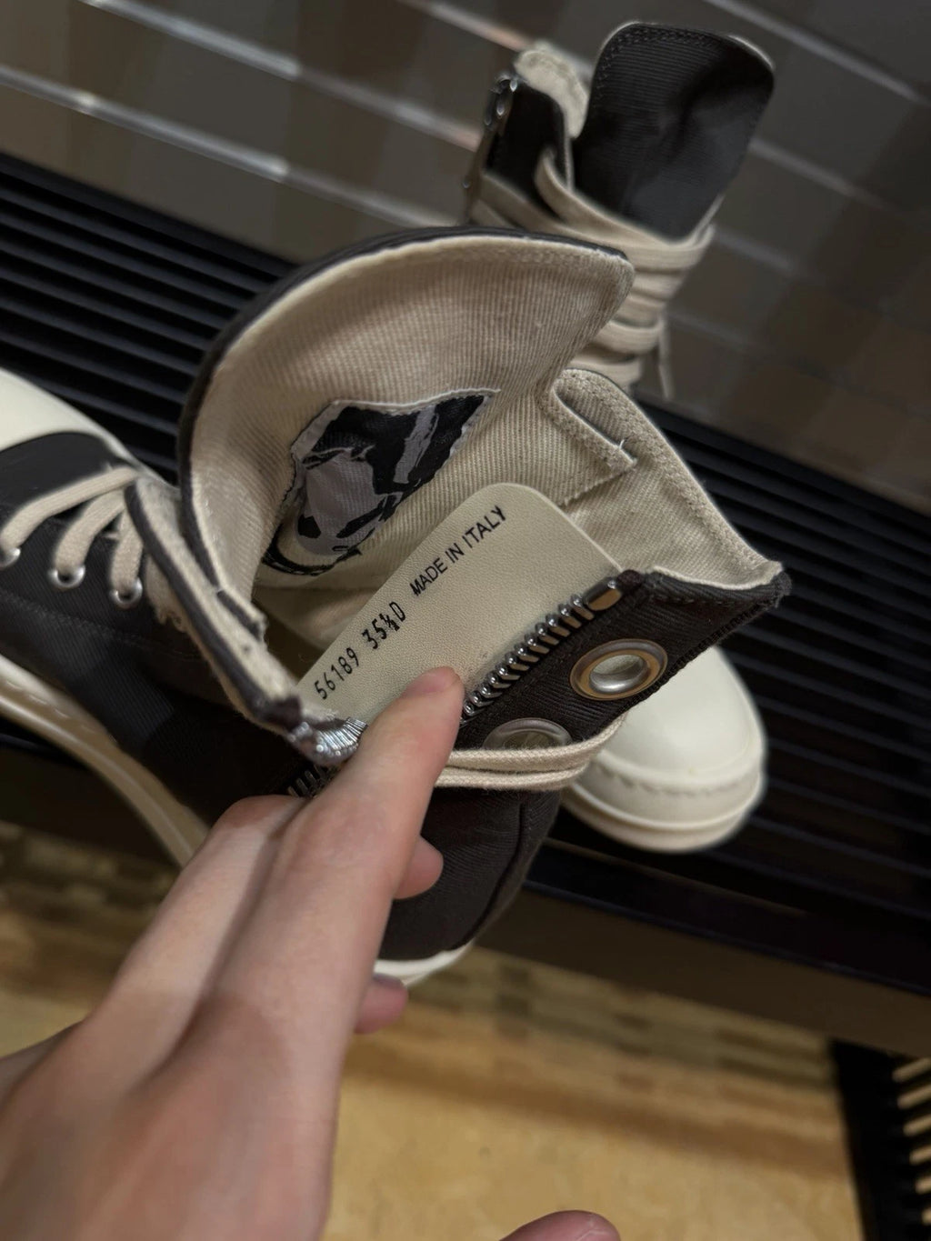 Rick Owens DRKSHDW Black High Top