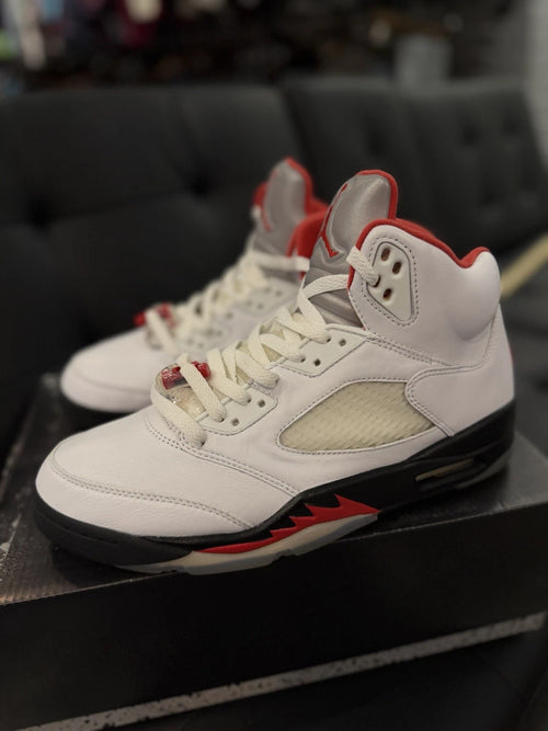 Air Jordan 5 Retro Fire Red/Silver