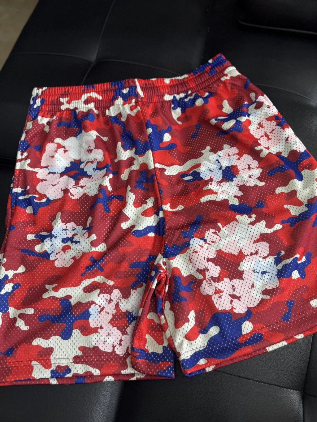 Denim Tears Mesh Summer Shorts Red Camo