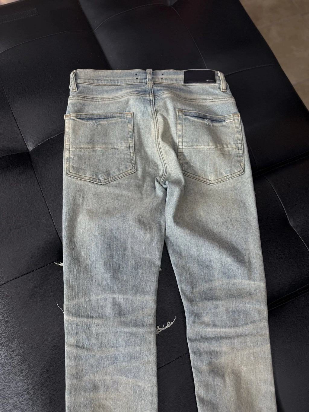 Amiri Jeans Blue Cheetah - Deadstockdenimla