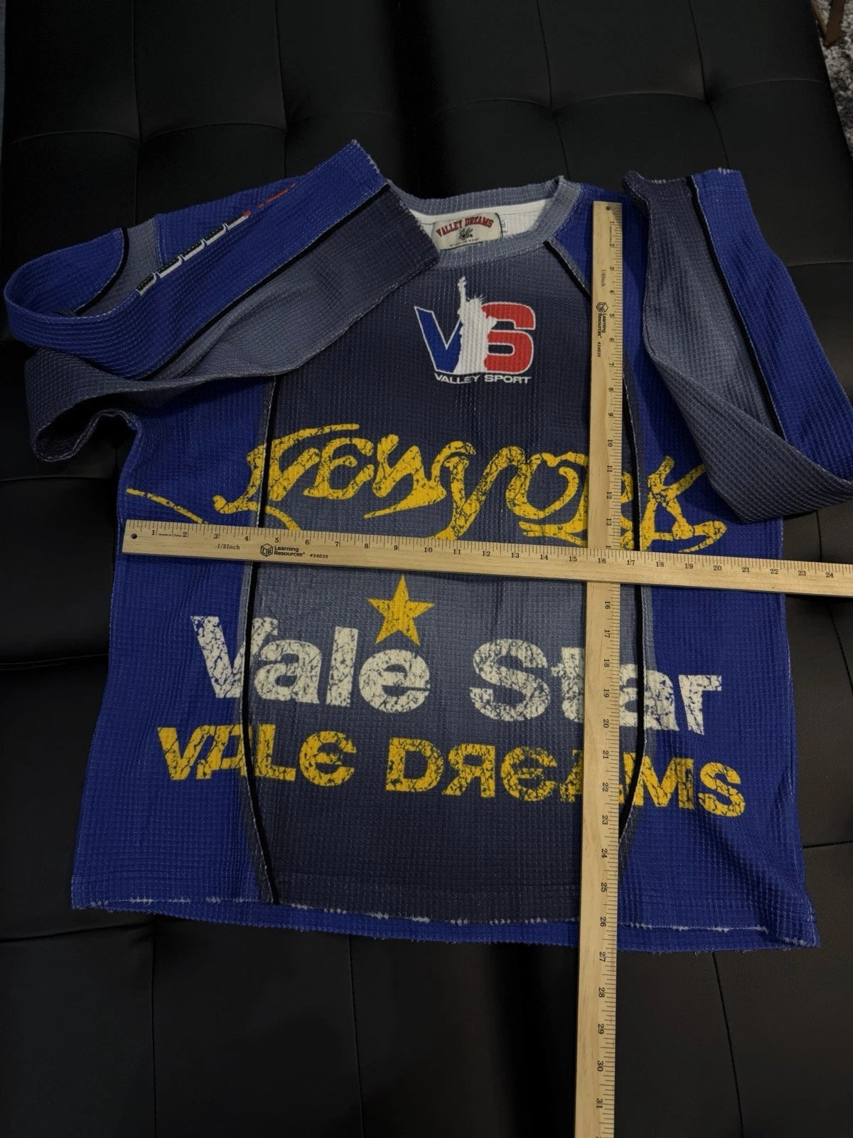Vale Forever Thermal Long Sleeve Tee Blue - Deadstockdenimla