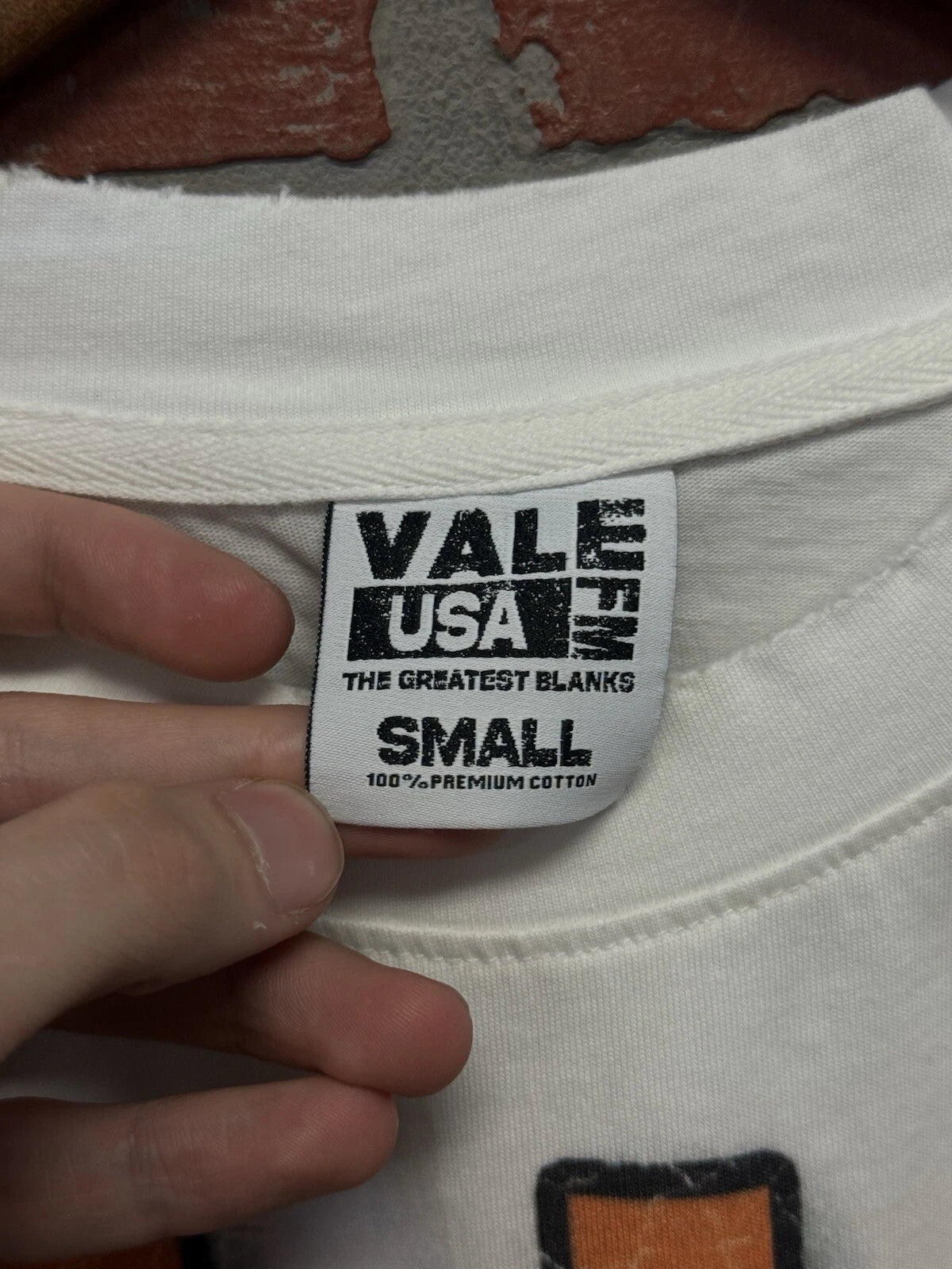 Vale Forever White Hockey Tee - Deadstockdenimla