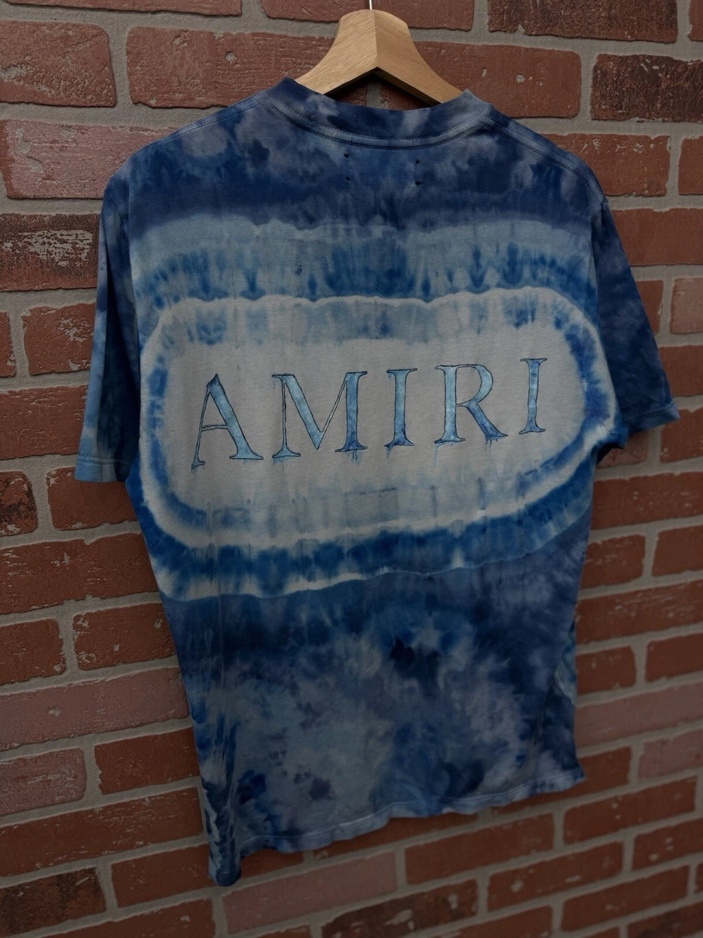 Amiri Tye Die Blue Shirt