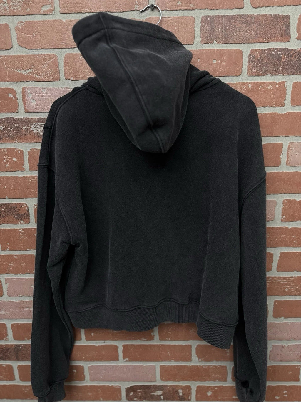 Vale Black Pull Over Hoodie Grey - Deadstockdenimla