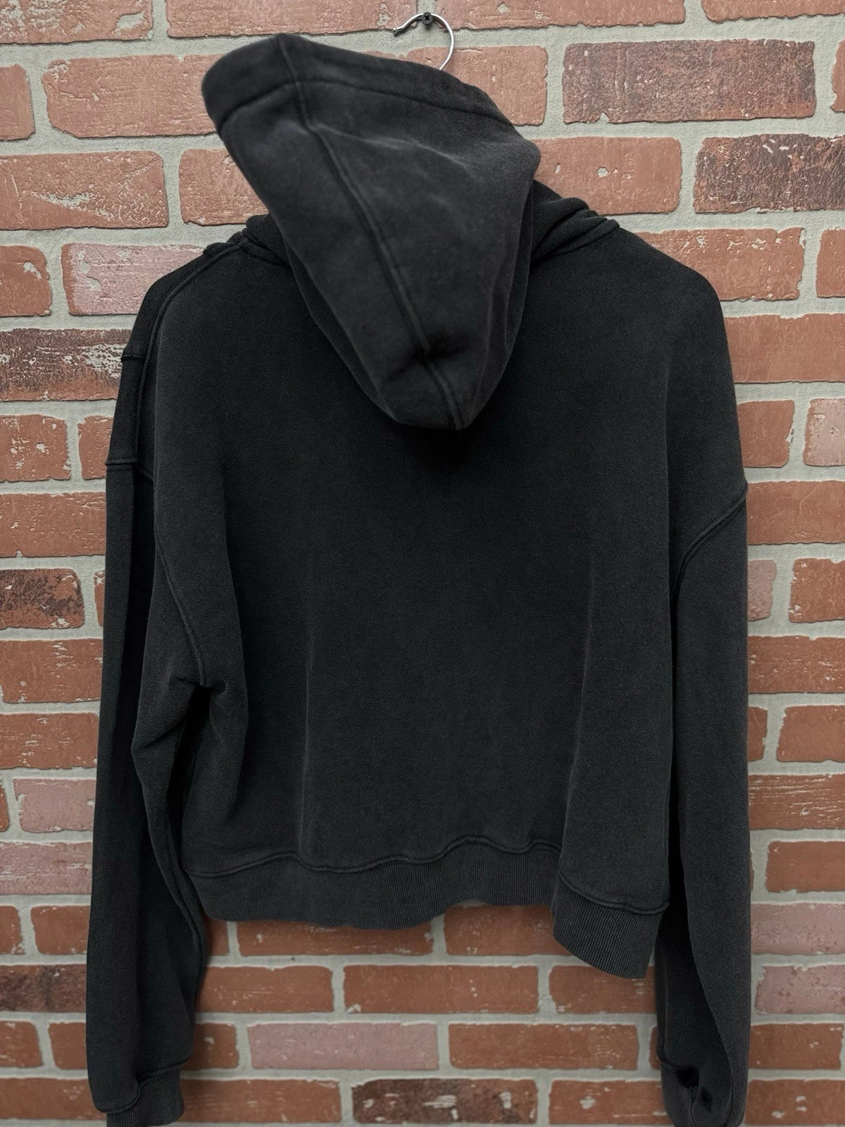 Vale Black Pull Over Hoodie Grey - Deadstockdenimla