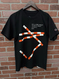 Off-white X Champion Virgil Abloh Black T Shirt - Deadstockdenimla