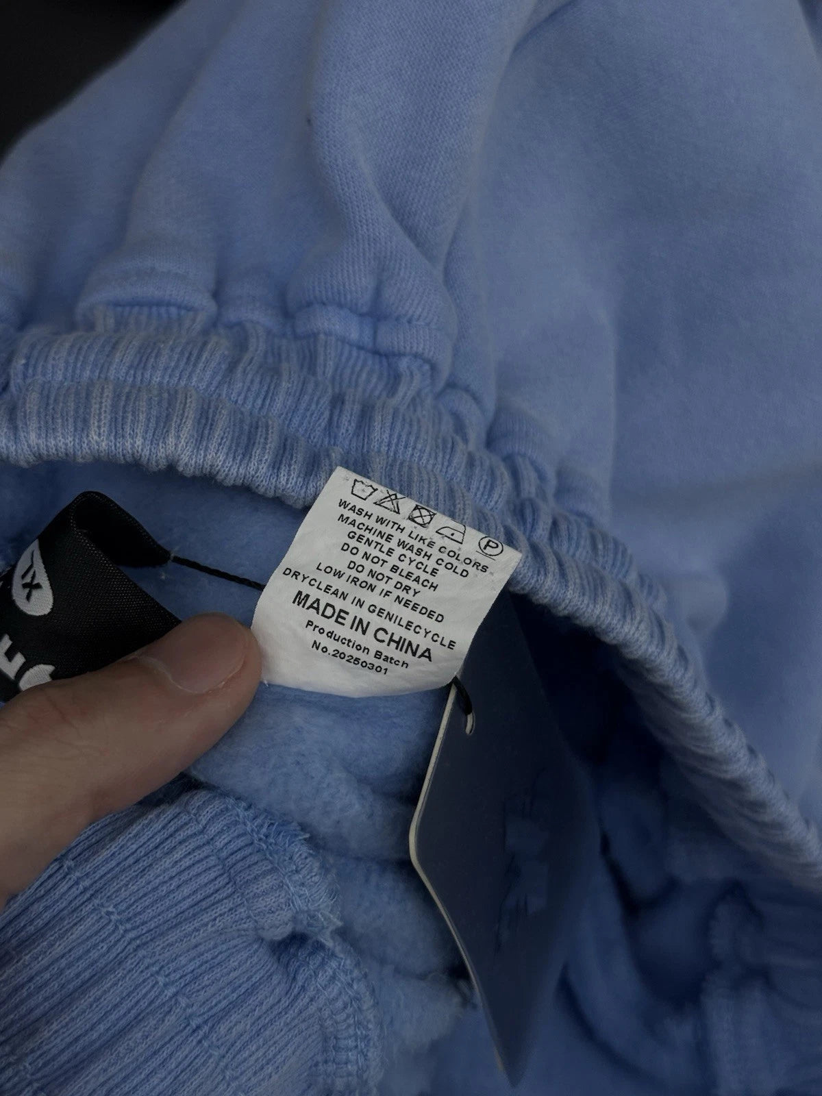 We Are Righteous Cotton Shorts Blue - Deadstockdenimla