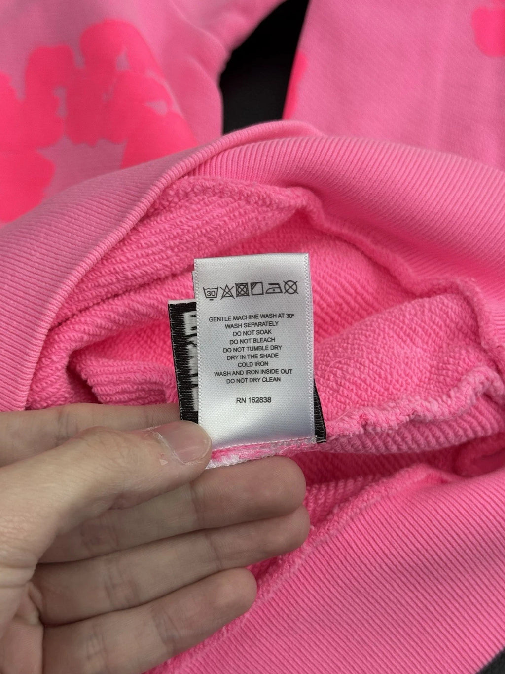Denim Tears Pink Hoodie - Deadstockdenimla