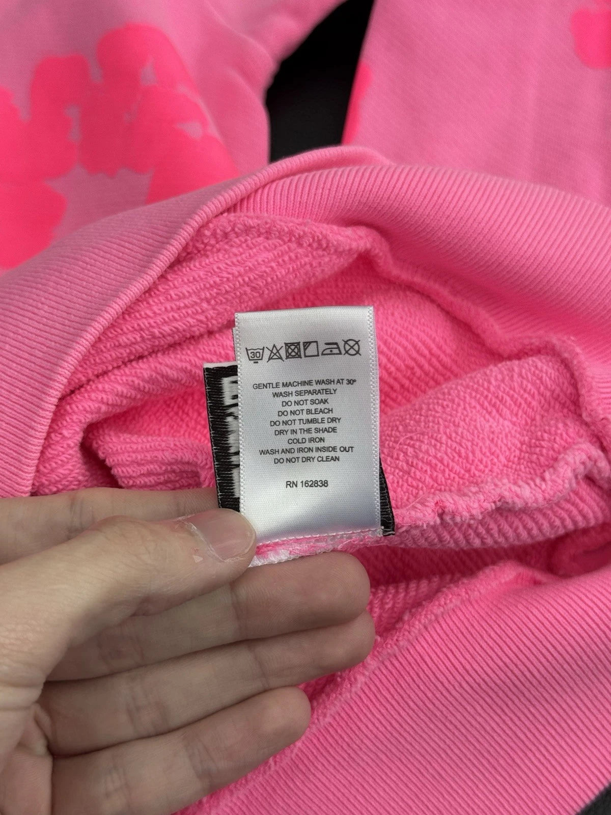 Denim Tears Pink Hoodie - Deadstockdenimla