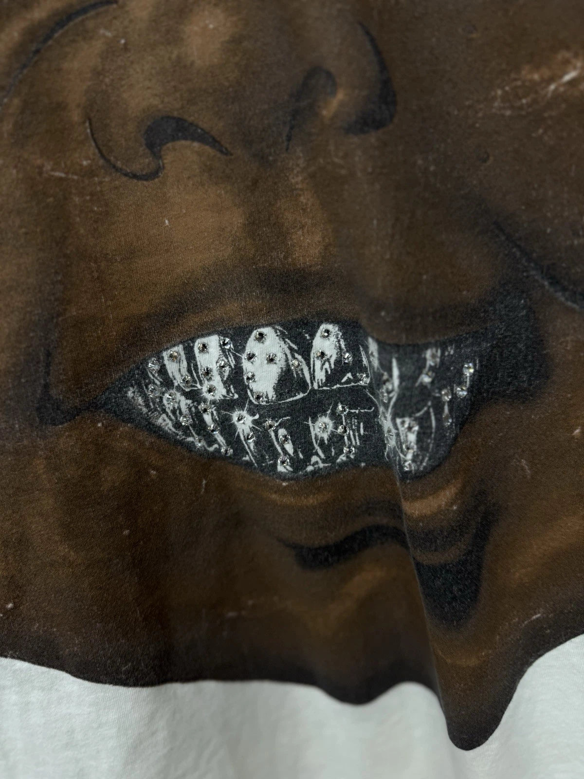 Hellstar Path To Paradise Bling Mouth Tee - Deadstockdenimla