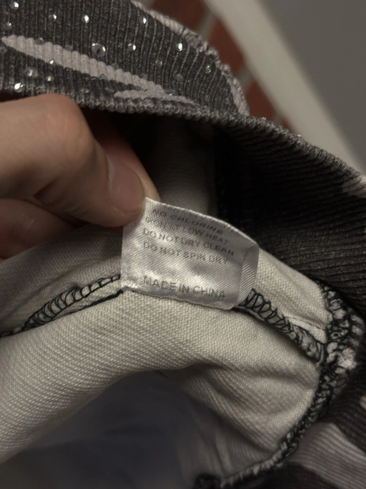 Vale Crystal Stone All Over Hoodie White Camo - Deadstockdenimla