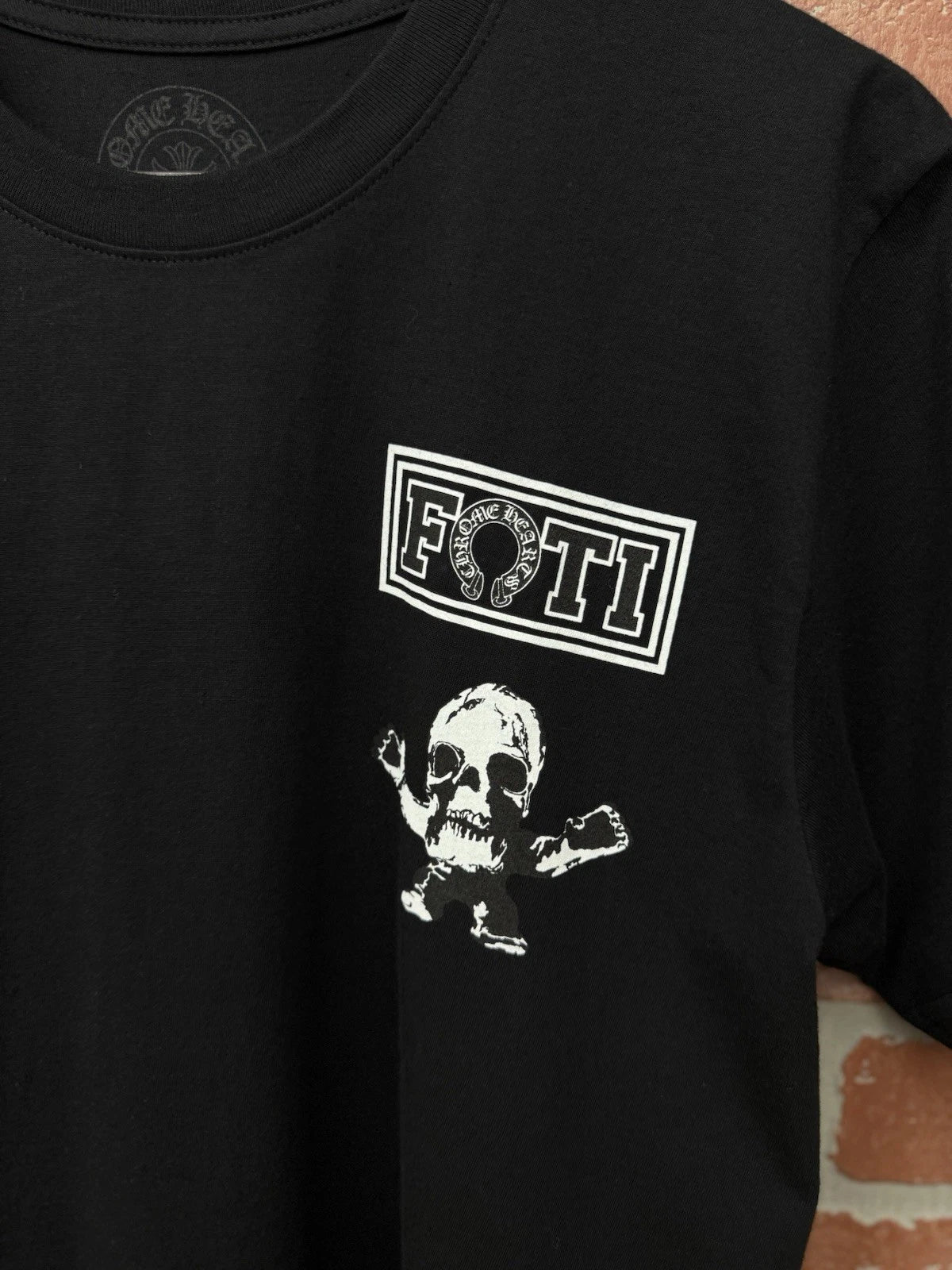 Chrome Hearts “FOTI” T Shirt Black/White - Deadstockdenimla