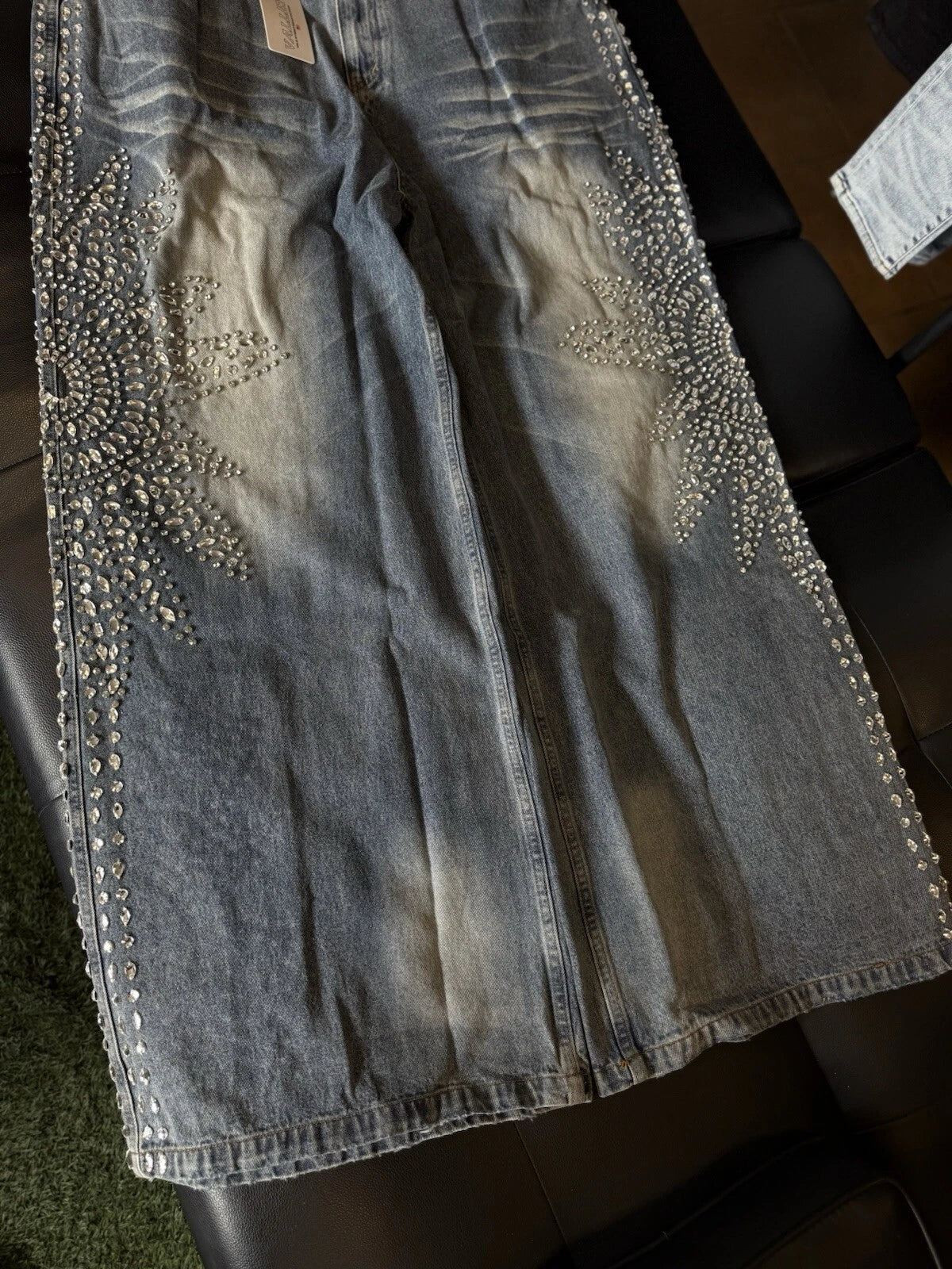 Vale Forever Crystal Blue Jeans - Deadstockdenimla