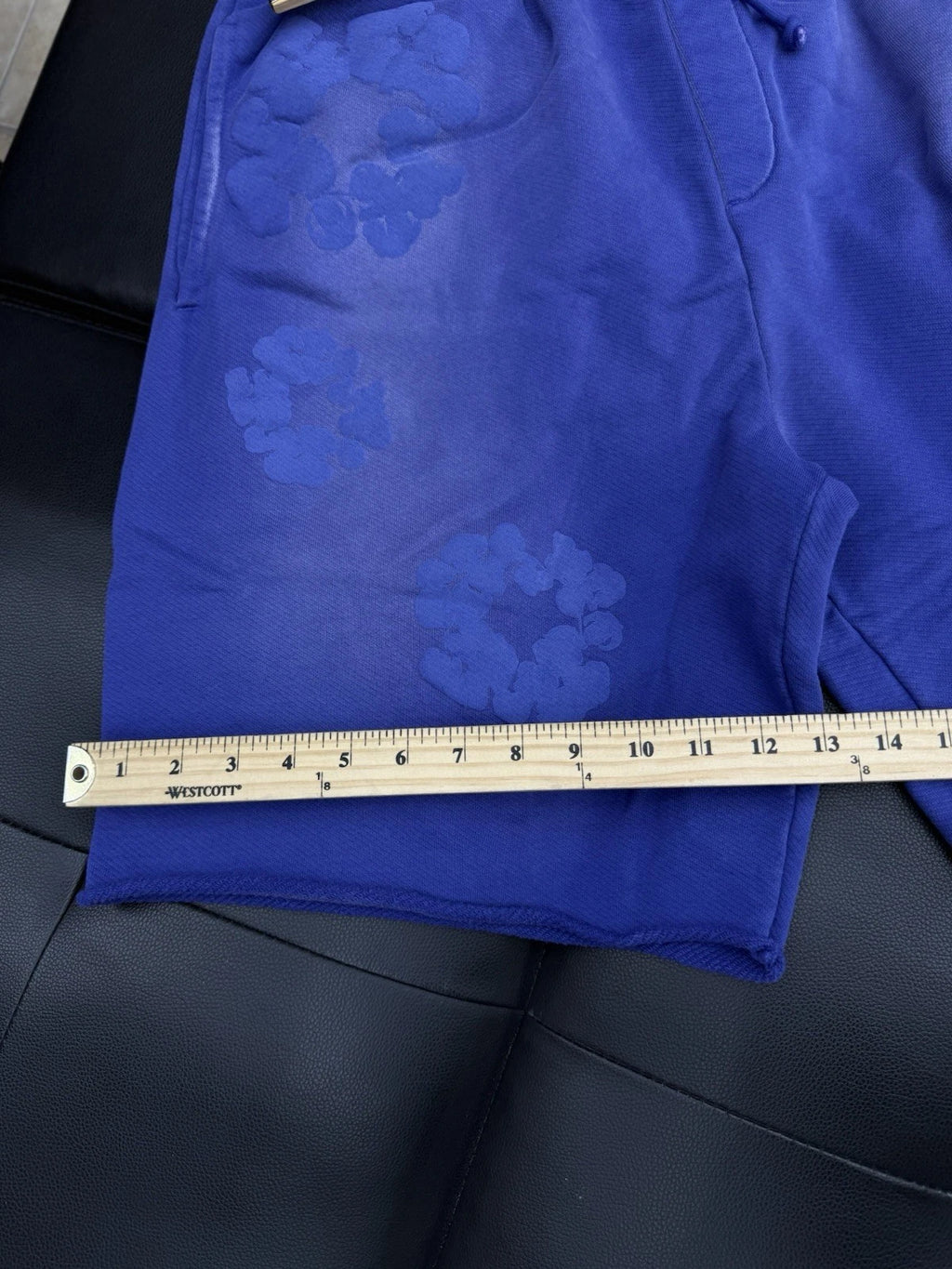 Denim Tears Cotton Wreath Shorts Blue