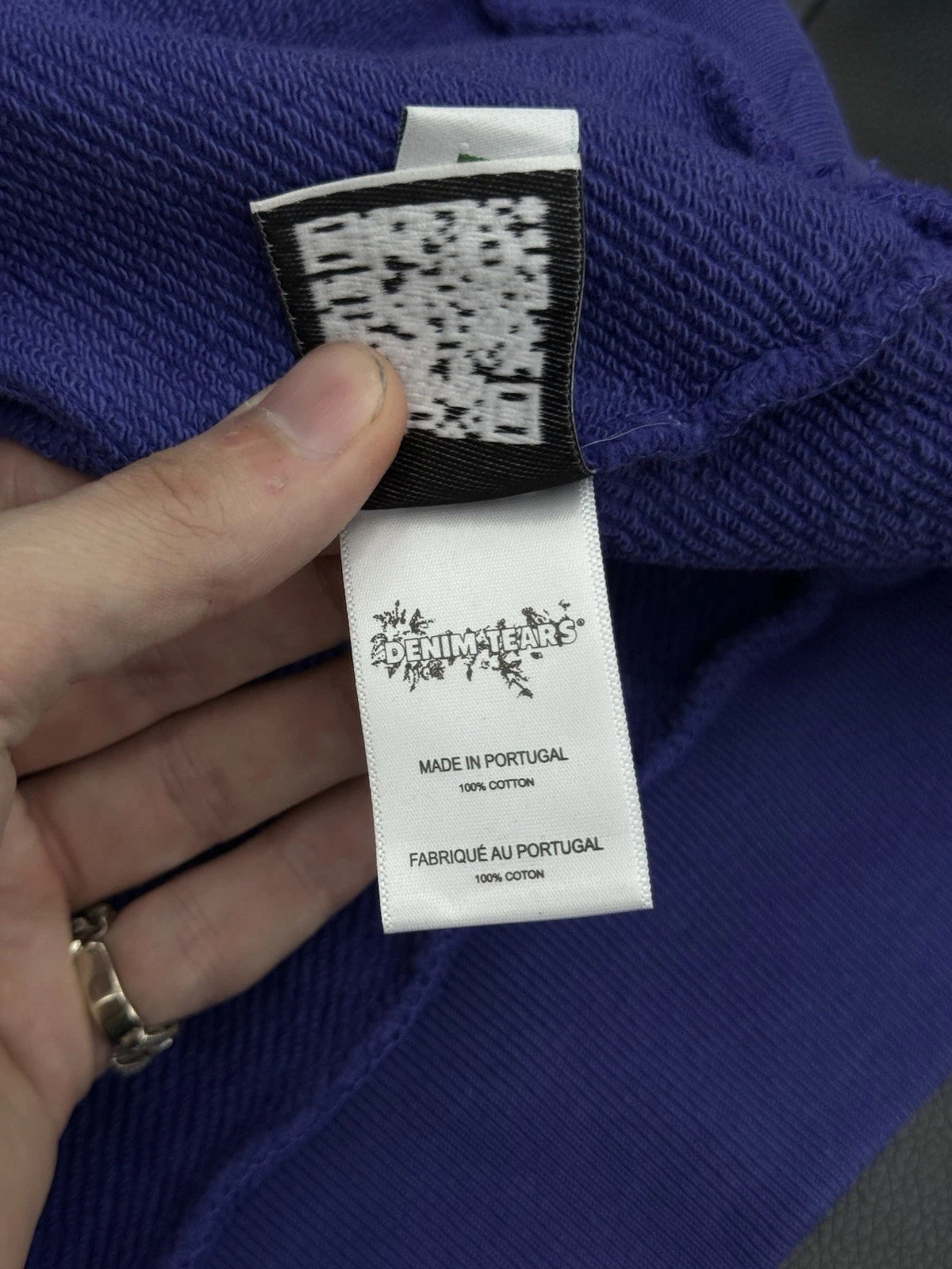 Denim Tears Blue Hoodie - Deadstockdenimla