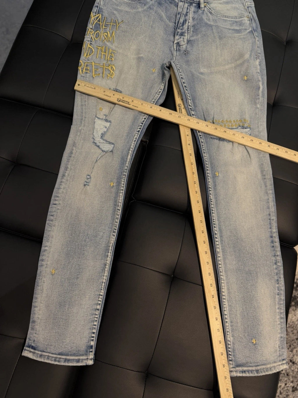 Ksubi Men's Jeans Light Blue - Deadstockdenimla