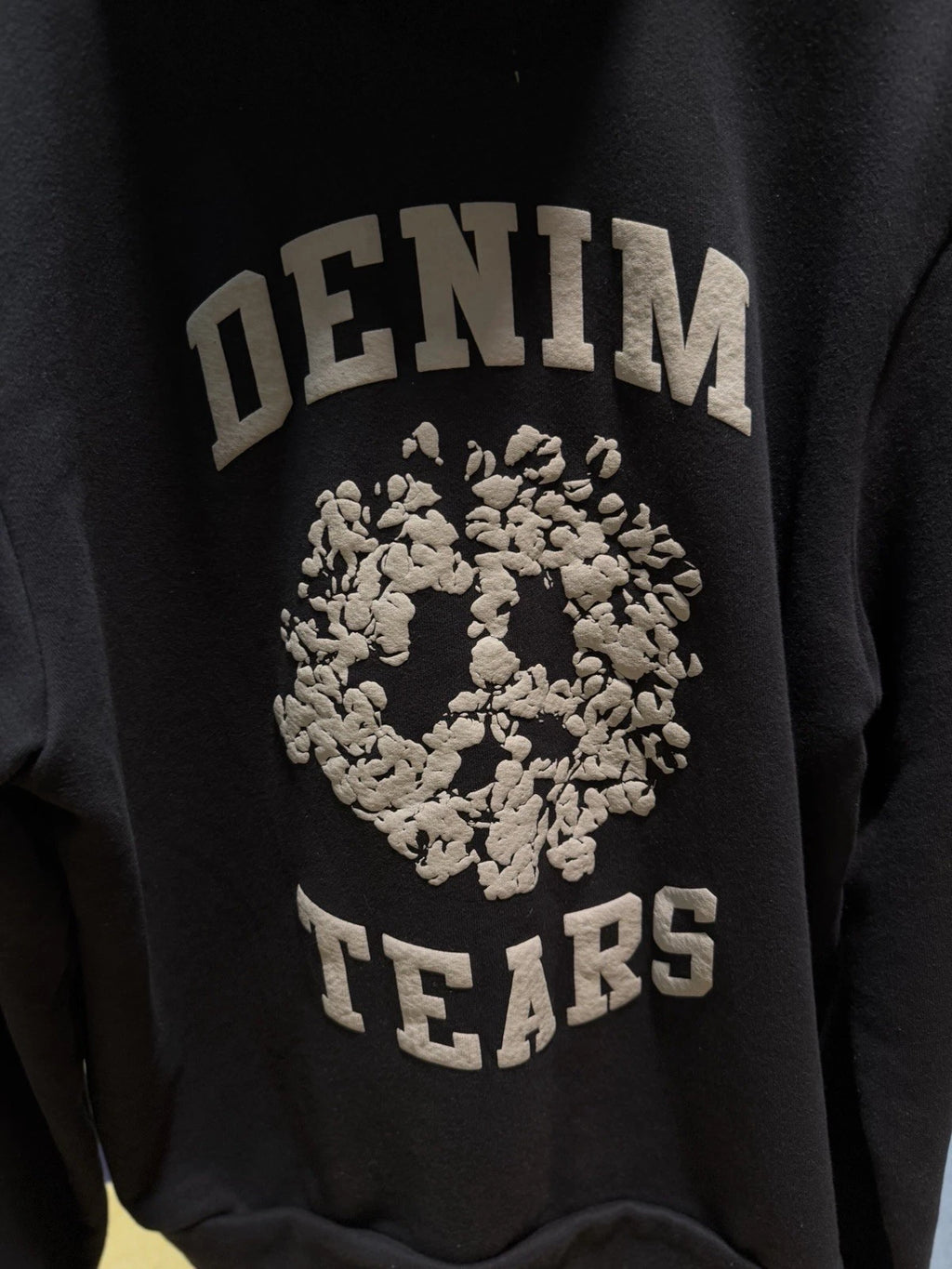 Denim Tears Zip Up Hoodie Black