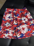 Denim Tears Mesh Summer Shorts Red Camo
