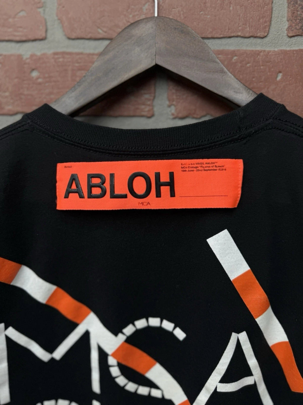 Off-white X Champion Virgil Abloh Black T Shirt - Deadstockdenimla