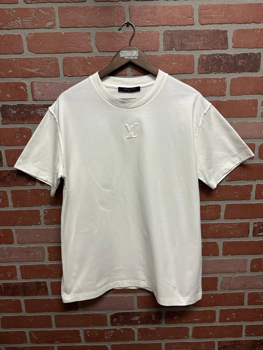 Louis Vuitton Embroidery Shirt White - Deadstockdenimla