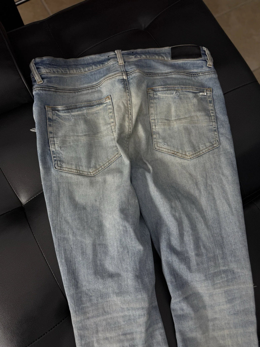 Amiri Jeans Blue Colorful - Deadstockdenimla
