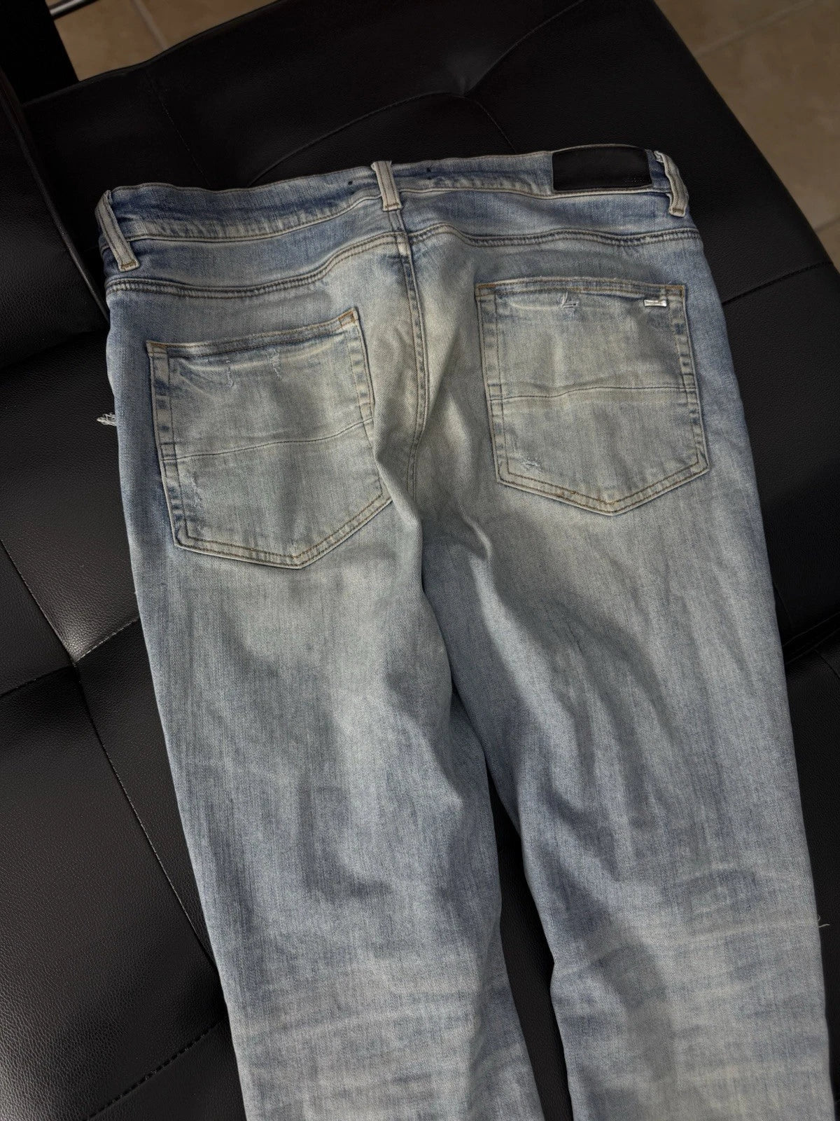 Amiri Jeans Blue Colorful - Deadstockdenimla